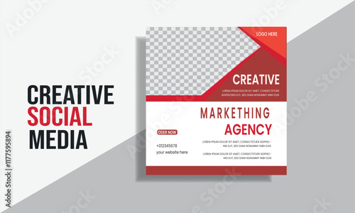 : Modern Social Media banner template can be edited. Anyone can use this design easily. Promotional web banners for social media. Elegant sale and