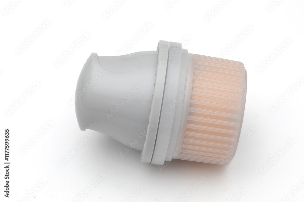 Continuous Glucose Monitor Sensor Applicator Isolated on White Background Continuous Glucose Monitor Sensor Applicator Isolated on White Background
