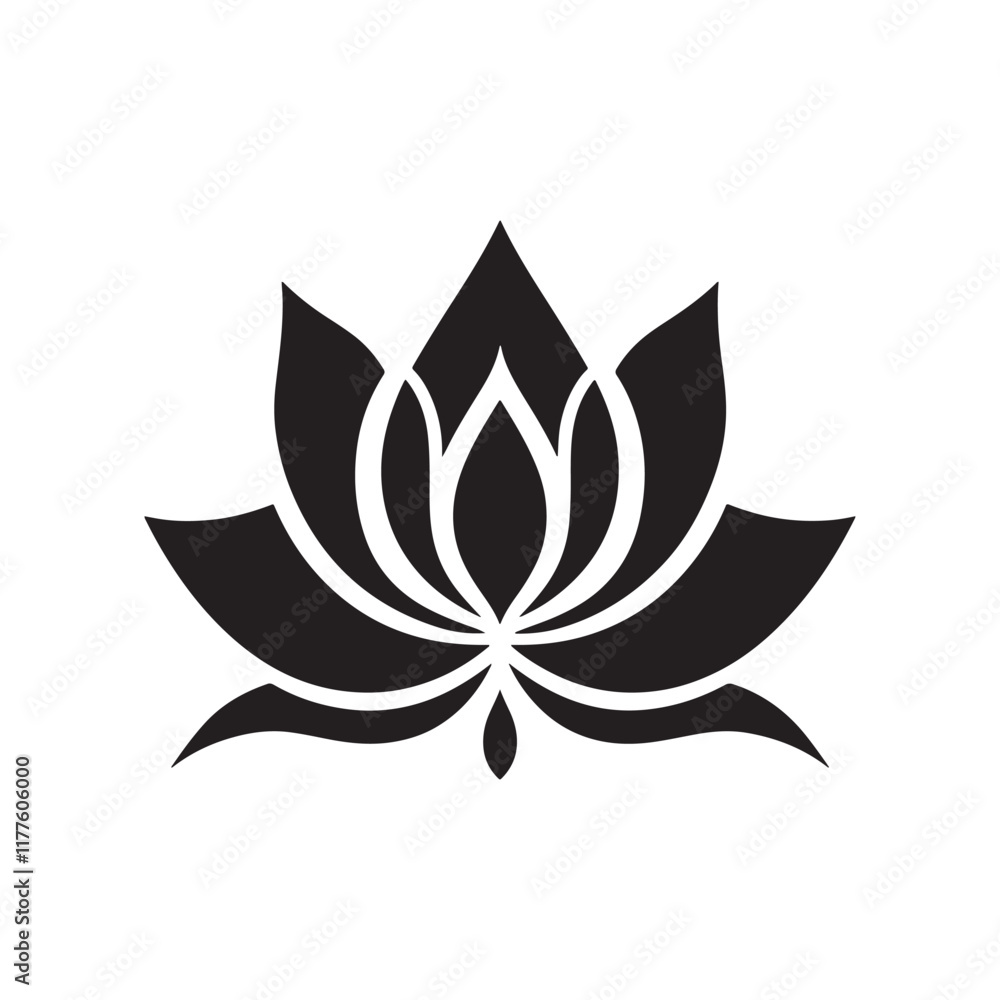 Professional High-Resolution Lotus Symbol for Branding Professional High-Resolution Lotus Symbol for Branding