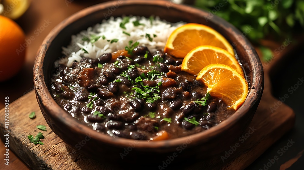 Delicious Black Beans Rice And Orange Slices Delicious Black Beans Rice And Orange Slices