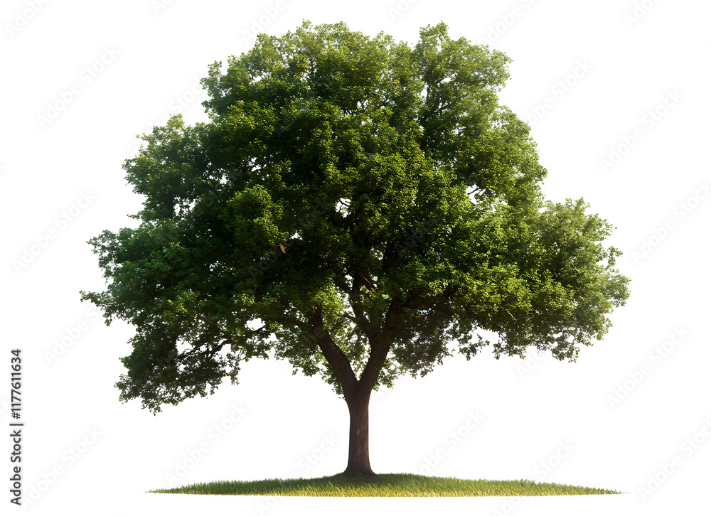 Fototapeta premium Tree isolated on transparent.