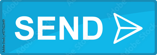 vector illustration digital send button