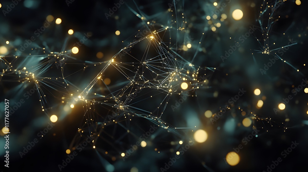 Cosmic Background with Stars and Circles for Digital Design and Communication Cosmic Background with Stars and Circles for Digital Design and Communication