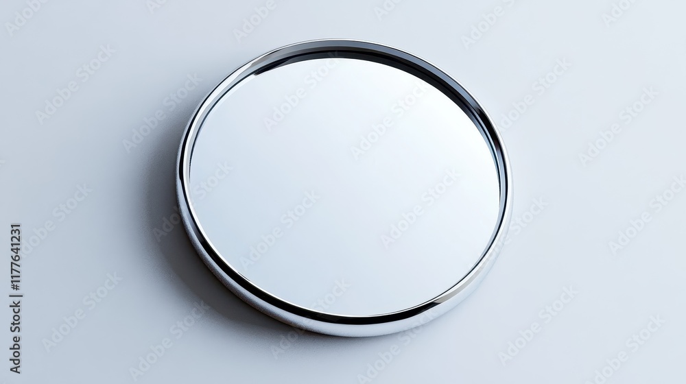 Reflective Round Surface with Glossy Finish Reflective Round Surface with Glossy Finish