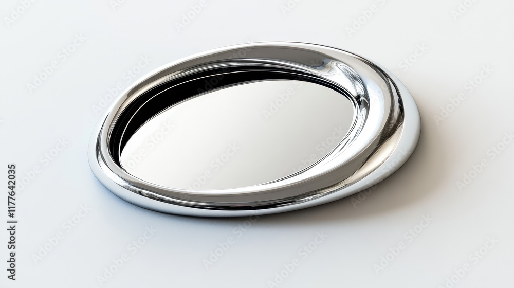 Stylish Modern Chrome Oval Mirror for Decor Stylish Modern Chrome Oval Mirror for Decor