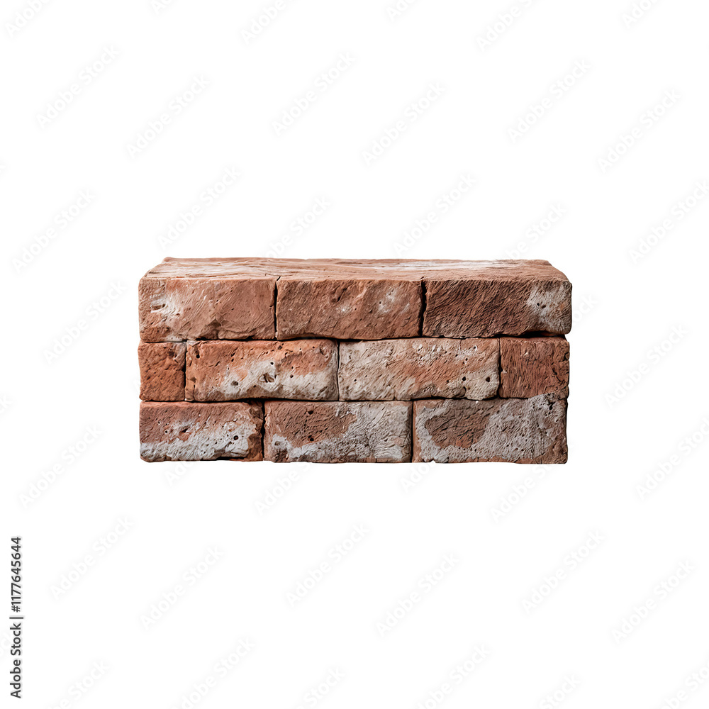 Fototapeta premium Reclaimed Red Brick Veneer Sample