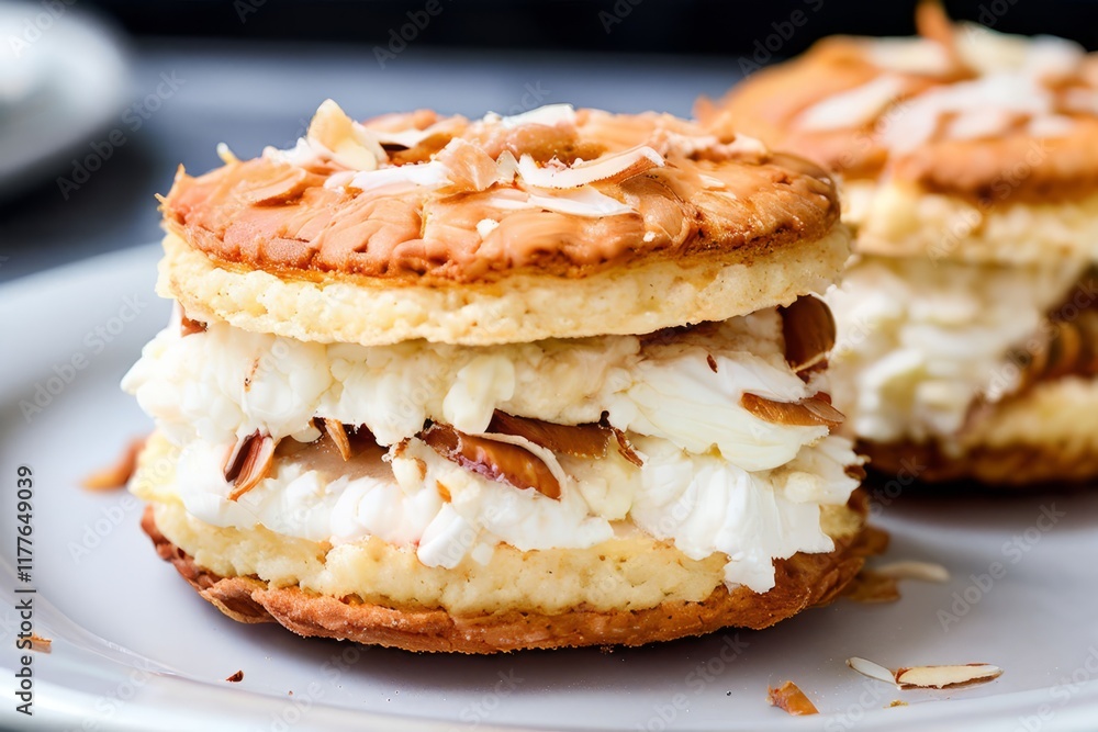 coconut macaroon sandwiches coconut macaroon sandwiches