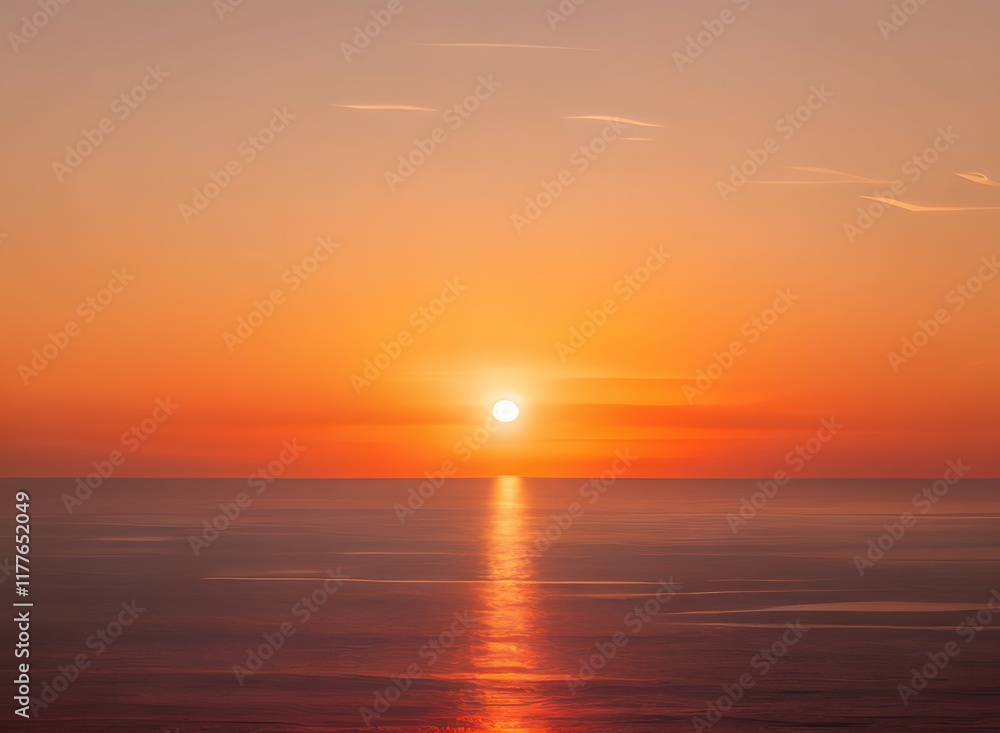 Fototapeta premium 夕焼け, 海, 太陽, 空, 日の出, 水, 海, 自然, 雲, 雲, 浜, 地平線, オレンジ, 風景, 