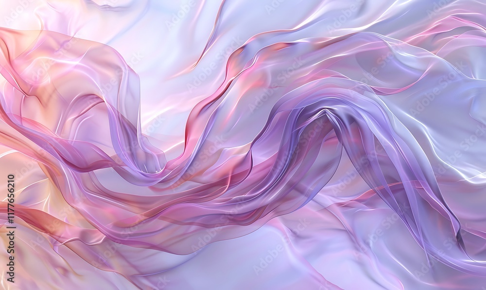 Obraz premium Subtle textures and pastel hues blend seamlessly in a calm, harmonious design