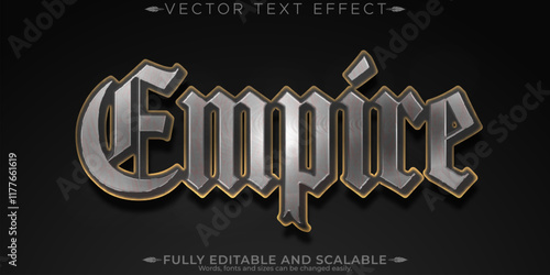 Empire editable text effect, editable gang and mafia text style