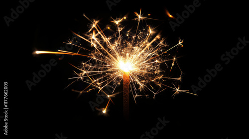 Wallpaper Mural Brainstorming. Brainstorming consists of sparks and fire. Festive bright fireworks. Decorative element for celebrations and holidays. Vector illustration. Torontodigital.ca