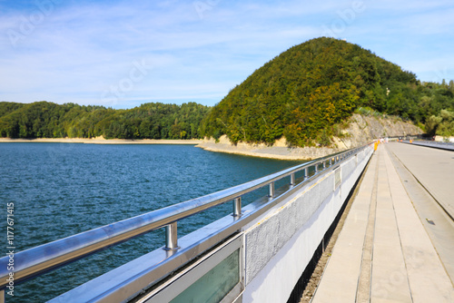 View of the Solina Dam photo