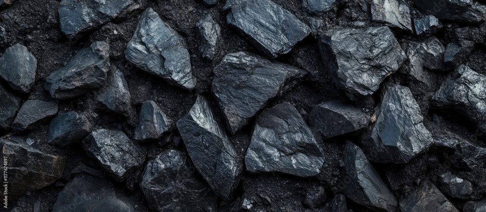 Black Coal and Anthracite Stone Texture Background with Blank Space for Creative Projects and Text Insertion Black Coal and Anthracite Stone Texture Background with Blank Space for Creative Projects and Text Insertion