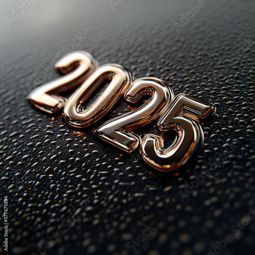 2025 golden 3d modeling logotext photo