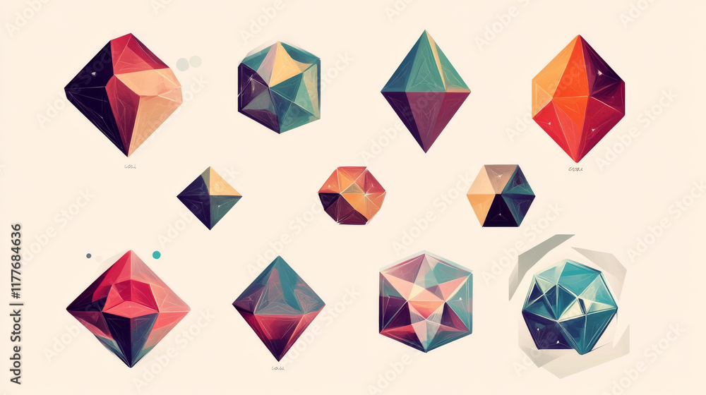 Pattern of polygons Pattern of polygons