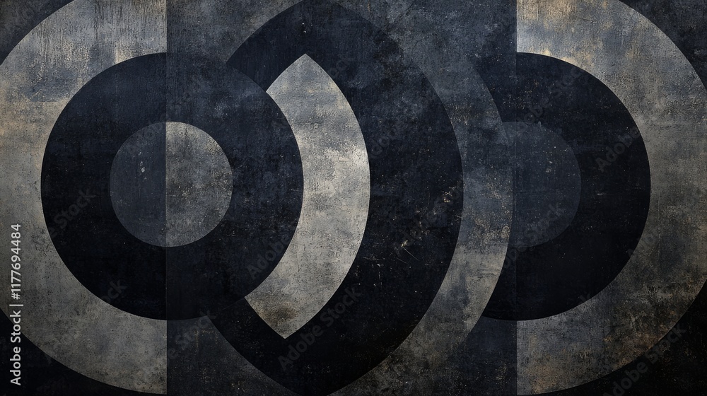 Abstract Grey and Black Curvilinear Design Abstract Grey and Black Curvilinear Design