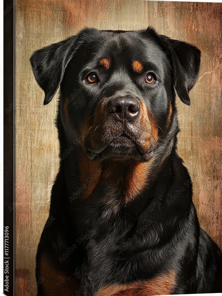 Fototapeta premium Rottweiler Portrait