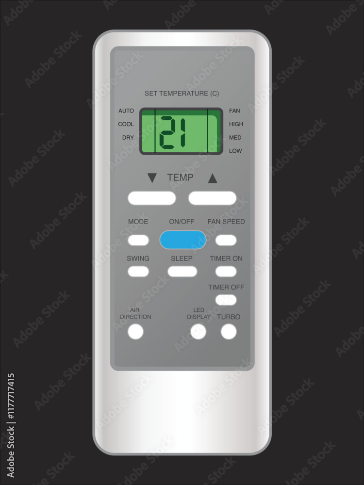 remote isolated on black background. remote isolated on black background.