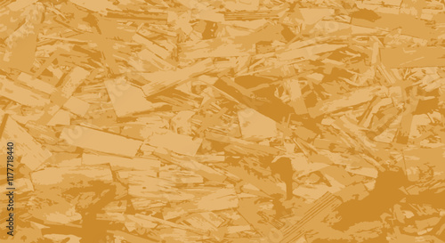 Osb plywood background. Wood texture. Vector illustration.