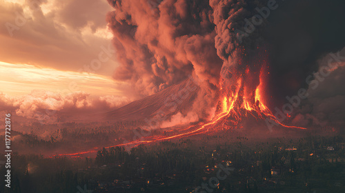 Wallpaper Mural fire in the forest Torontodigital.ca