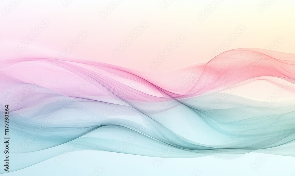 Abstract pastel flowing lines. Background Soft color blending. Use Stock photo Abstract pastel flowing lines. Background Soft color blending. Use Stock photo