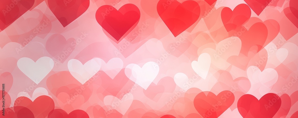 Collection of Red and White Hearts on a white background, the vibrant essence of love and romance, Valentine's Theme, Banner, and Social media post. Collection of Red and White Hearts on a white background, the vibrant essence of love and romance, Valentine's Theme, Banner, and Social media post.