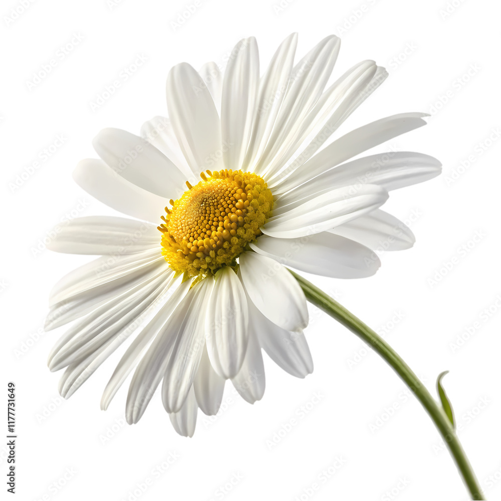 Close-up of a beautiful white daisy against Close-up of a beautiful white daisy against