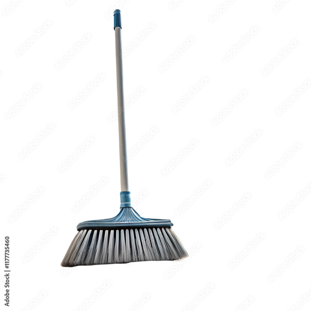 High-quality close-up of a sturdy broom High-quality close-up of a sturdy broom