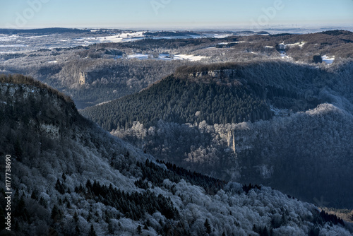 Vallée du Lison en hiver - Doubs