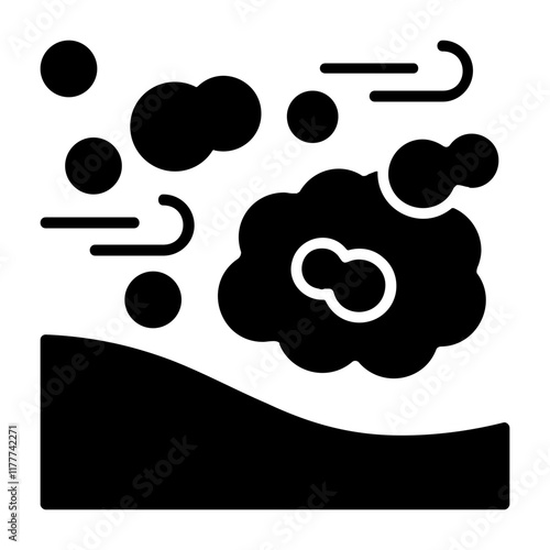 Sandstorm Vector Icon Design