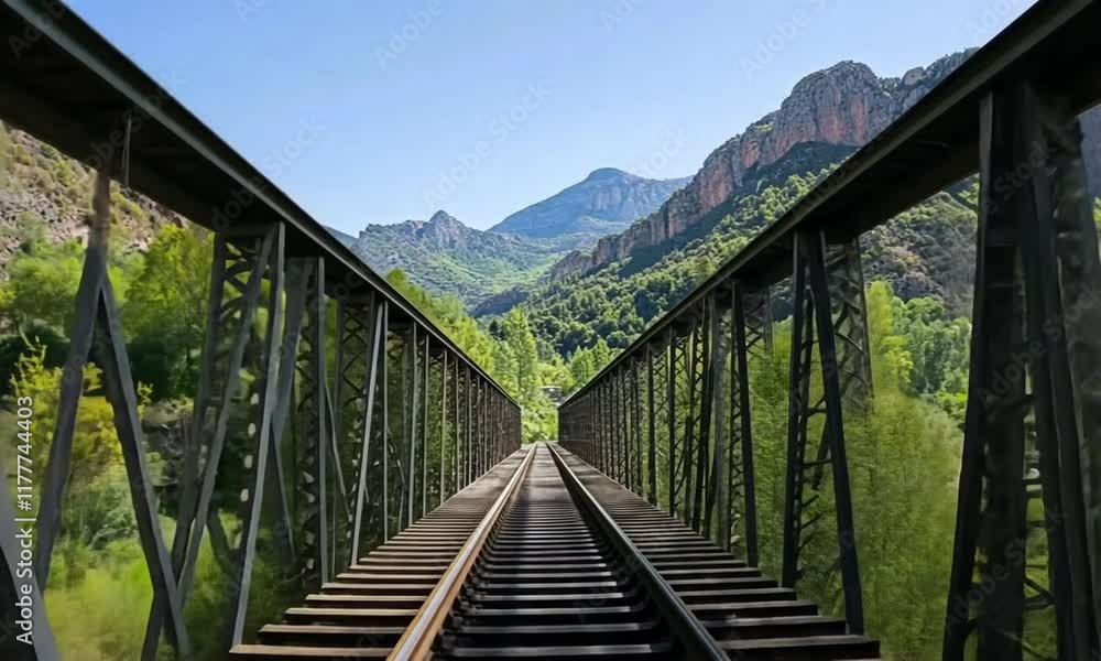 Mountain Railroad Bridge, Scenic Valley Mountain Railroad Bridge, Scenic Valley
