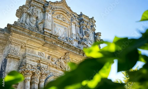 Ornate Arch, Park, Summer, Sunlight, Leaves