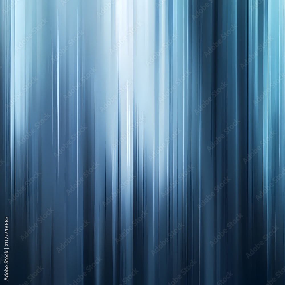Obraz premium Soft Blue Abstract Background with Vertical Stripes
