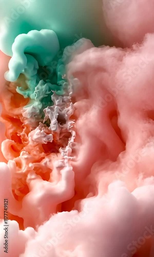 Pastel cloudscape, outdoor, airy, sunlight, design