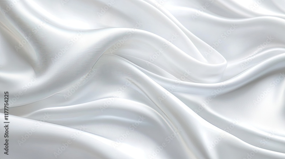 Obraz premium Pure and simple: a minimalist white surface with soft lighting and a seamless look, great for text overlays and design projects.