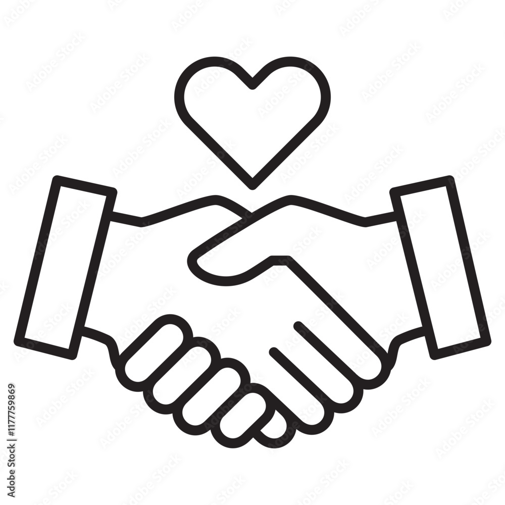 Charity and donation thin line icon. Icon for symbol of philanthropy, help, giving, humanity. Charity and donation thin line icon. Icon for symbol of philanthropy, help, giving, humanity.