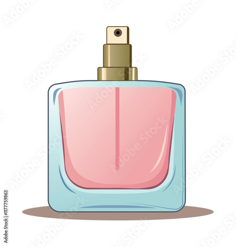 bottle of perfume illustration