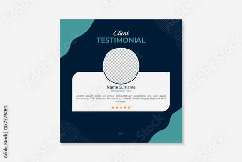 Client Testimonial design | Client feedback testimonial | Client testimonial web banner design. 