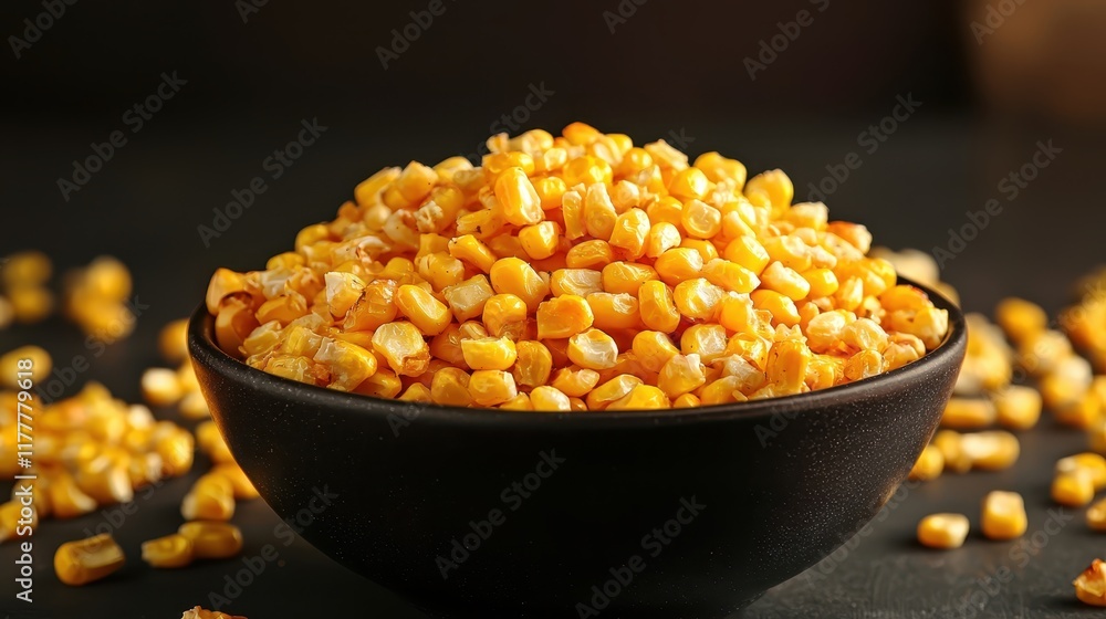 Bowl Filled with Crunchy Cheesy Golden Corn Snacks Ready for Enjoyment and Perfect for Sharing Bowl Filled with Crunchy Cheesy Golden Corn Snacks Ready for Enjoyment and Perfect for Sharing