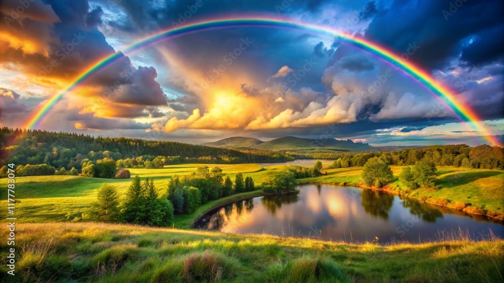 Background Wallpaper landscape Beautiful unusually colored landscape with lone tree rainbow and cloudscape ideal for desktop wallpapers.
Background Wallpaper landscape Beautiful unusually colored landscape with lone tree rainbow and cloudscape ideal for desktop wallpapers.