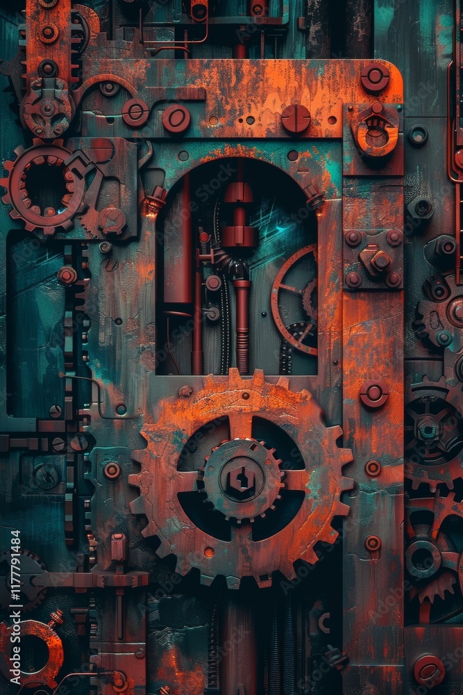 Intricate clockwork mechanism display industrial setting artistic photography detailed view mechanical concept Intricate clockwork mechanism display industrial setting artistic photography detailed view mechanical concept