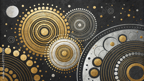 abstract background with circles