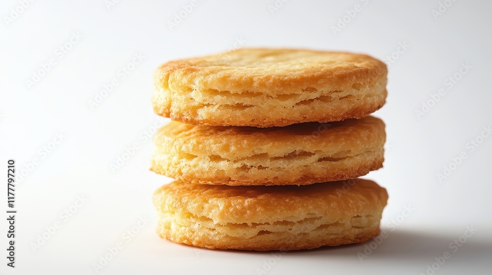 Flaky and Buttery Golden Biscuits Stacked Perfectly for Culinary Inspiration and Baking Delight Flaky and Buttery Golden Biscuits Stacked Perfectly for Culinary Inspiration and Baking Delight