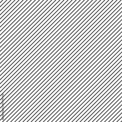 Diagonal lines background, seamless repeatable texture. Slash lines border angle of tilt strips diagonal lines pattern vector. Stripes grid, mesh pattern with dashes, minimal background.
