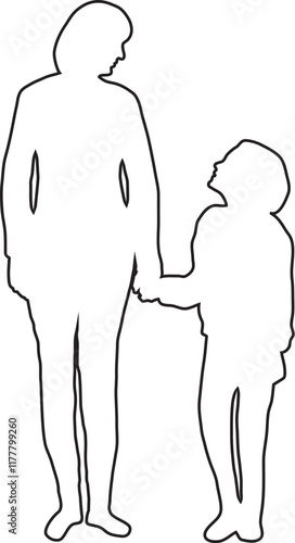 FILLETTE ET SA MAMAN.eps