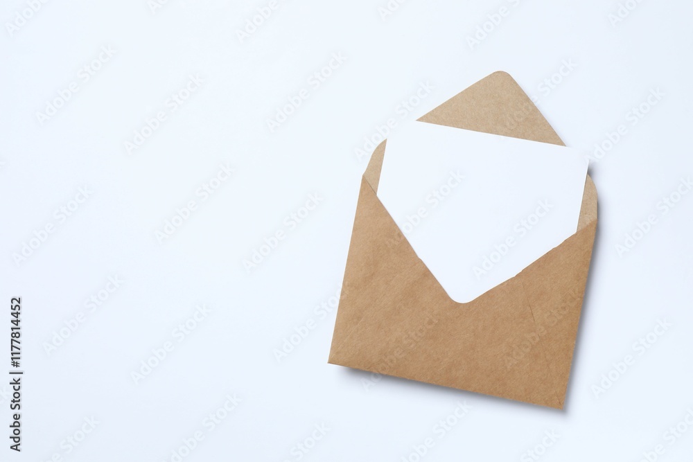 Paper envelope on white background Paper envelope on white background