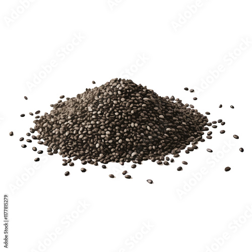 Chia seeds  vector illustration (4)