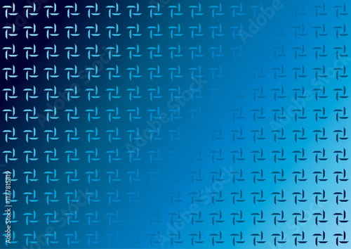 blue abstract binary background