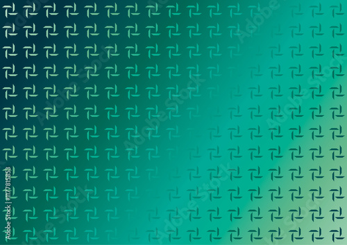 Marrs green abstract binary background