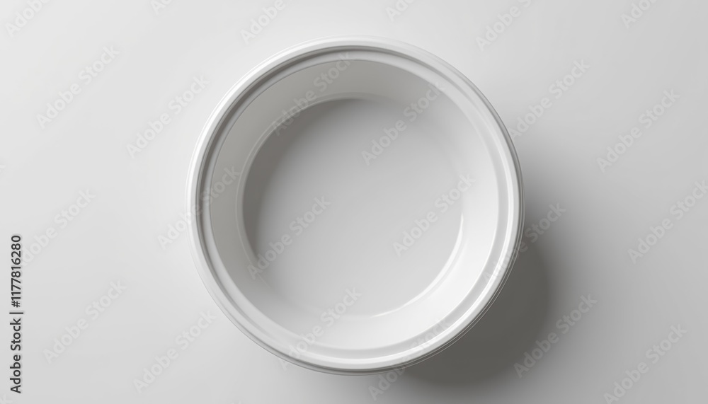 Close-up of empty plastic food container with transparent lid. Close-up of empty plastic food container with transparent lid.